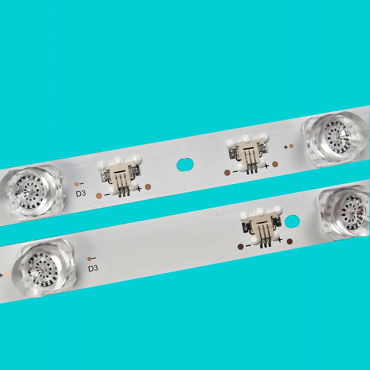 bande lumineuse led blanc moderne connecteurs led intégrés opaques technologie 10 pièces