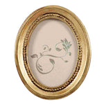 Cadre photo ovale vintage or relief floral portraits paysages decorationOpaqueintérieurbeige
