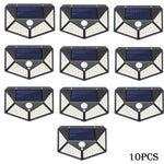 lampe murale solaire motion sensor led moderne extérieure ip65 garage jardin porte