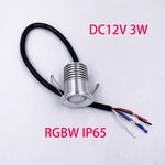 projecteur led rgbw ip65 3w noir blanc argent moderne 28mm 34mm 32mm