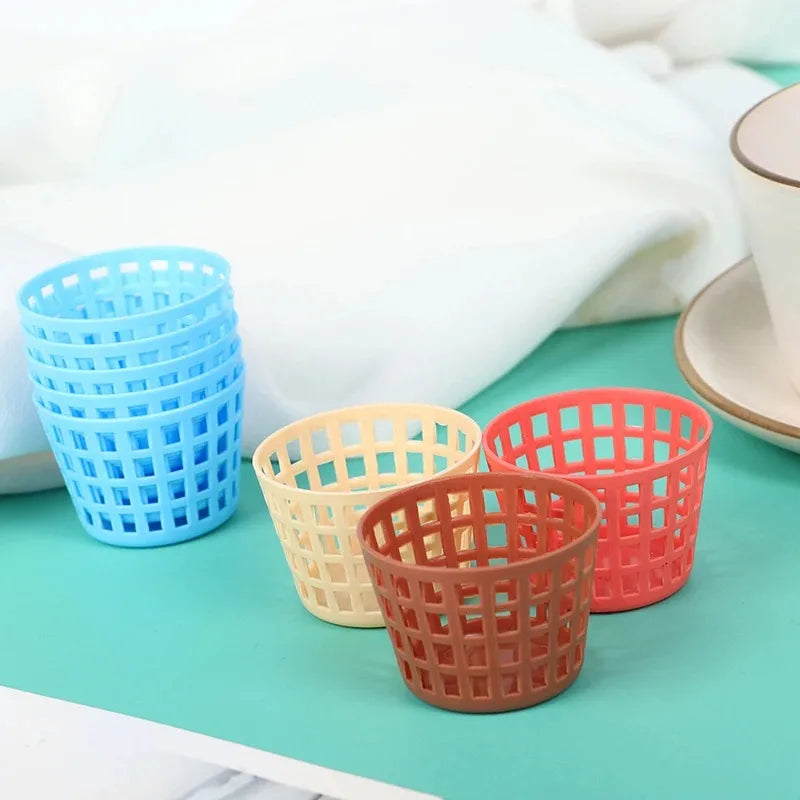 mini paniers rangement bleu beige marron rouge réticulée modernes 12èmescale