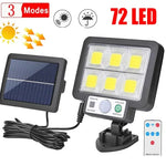 lampe solaire led moderne noire ip65 capteur mouvement panneau solaire clips d'installation