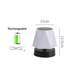 lampe table rechargeable led hauteur réglable sans fil moderne blanc noir minimalisteTouchable