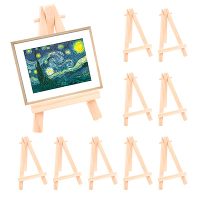 Support de carte de nom en bois couleur saphir profond pour table d'anniversaire