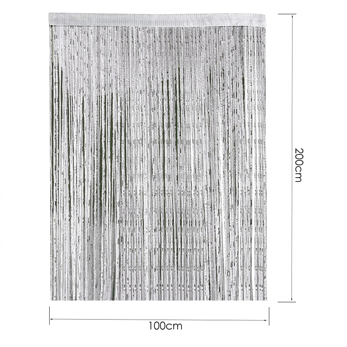 rideaux franges transparents argenté doré blanc glamour français européen chambre maison