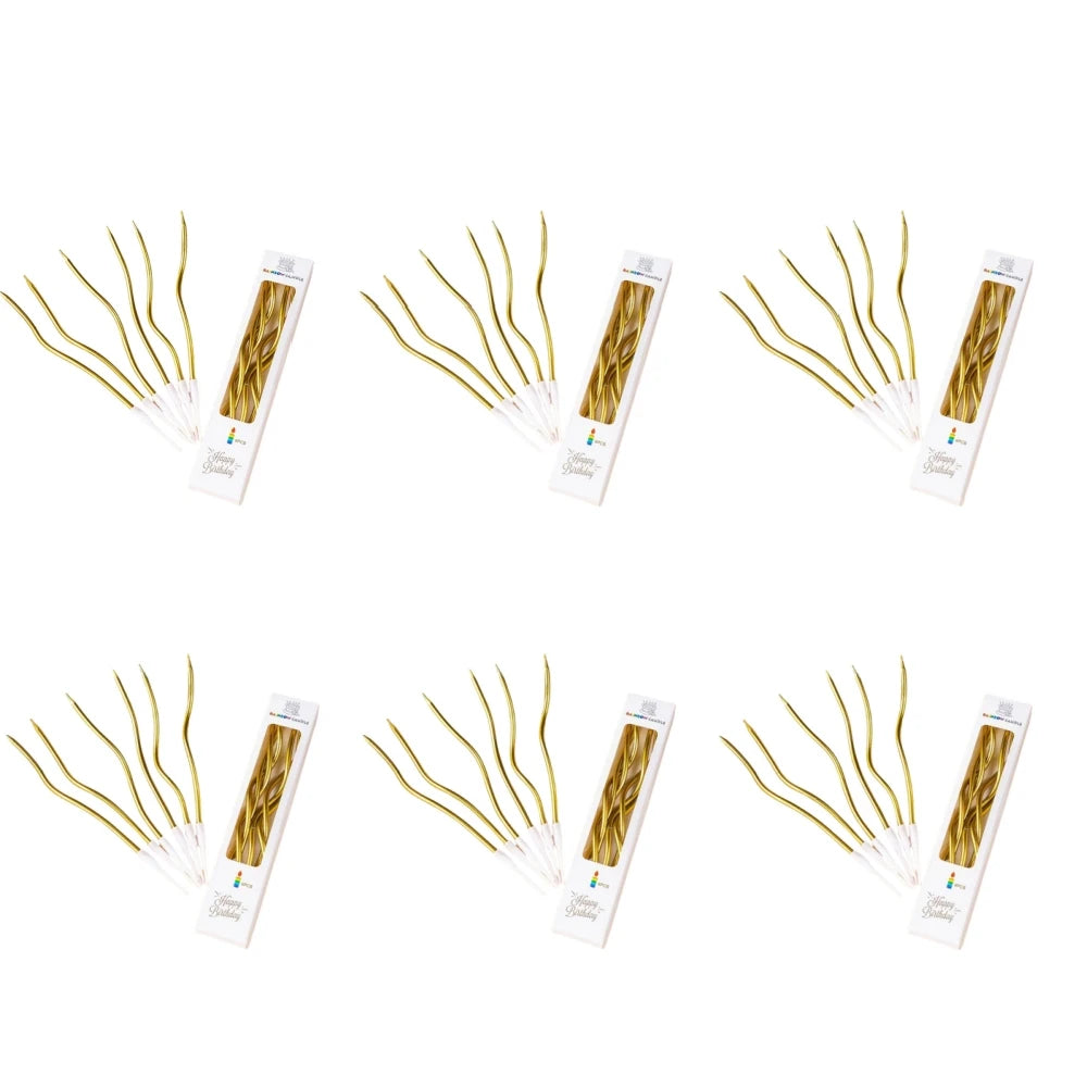 bougies flexibles bougie d'art beeswax flamme colorée violet doré rose vert blanc rayures ondulées