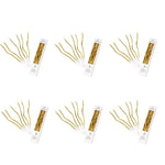 bougies flexibles bougie d'art beeswax flamme colorée violet doré rose vert blanc rayures ondulées