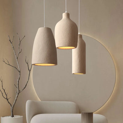 Suspension Wabi Sabi ciment Ombre Interieur
