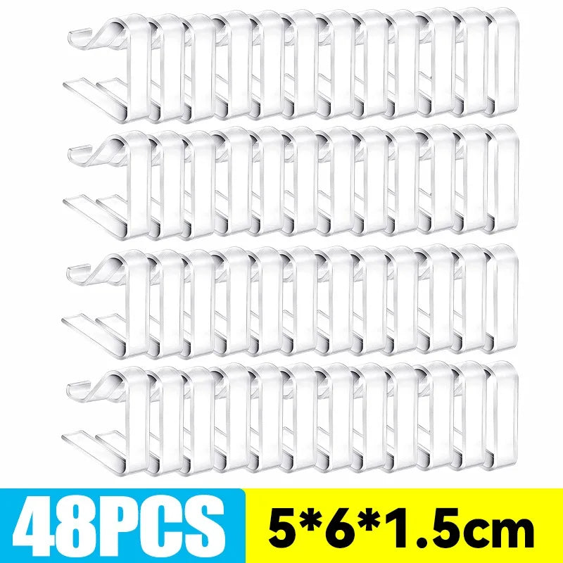 clips table transparents plastique moderne clips antidérapants nappe restaurant
