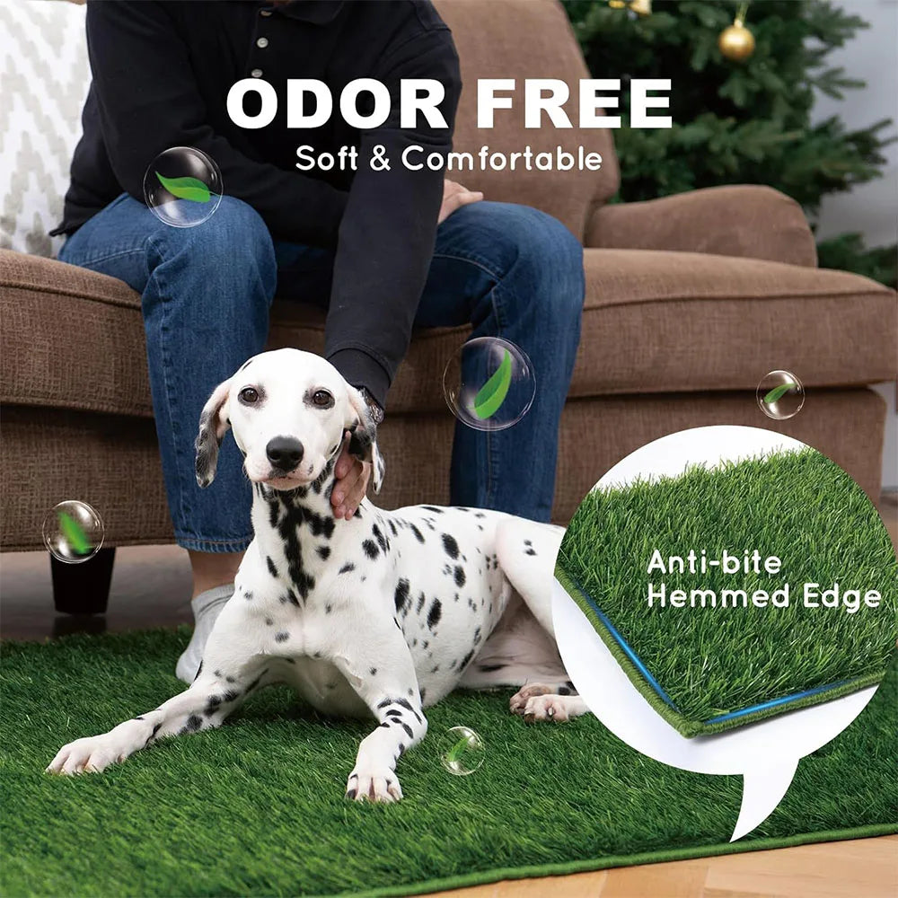 tapis herbe artificielle chiens moderne vert réutilisable extérieur jardin patio