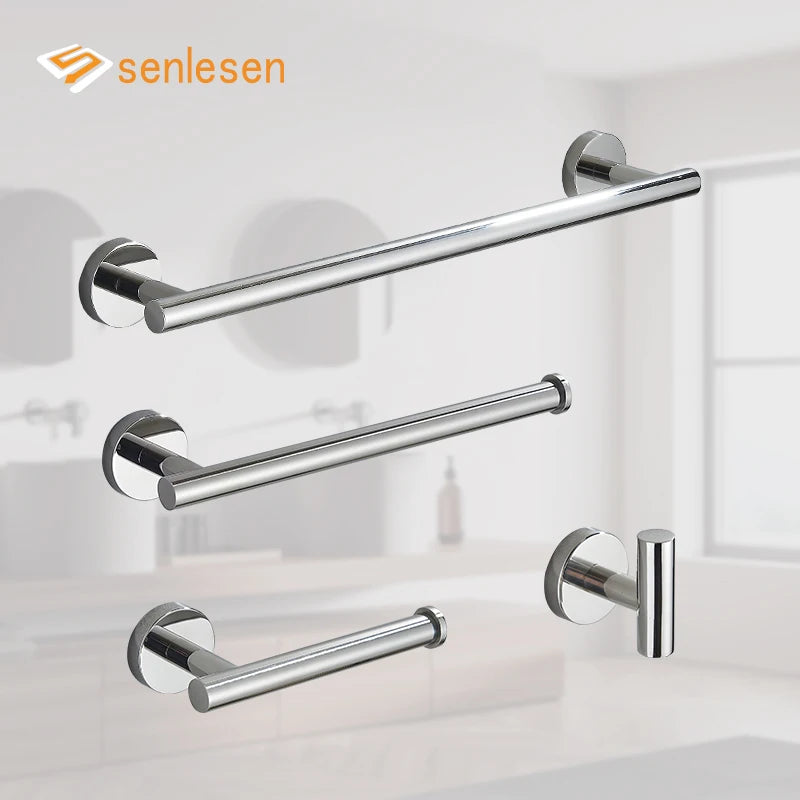 porte serviettes chrome porte papier savon barre vis ensemble bain moderne minimaliste