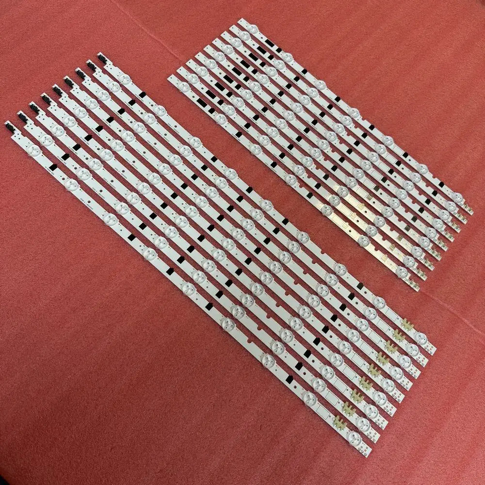 bande lumineuse led blanche ronde translucent moderne connecteurs blancs 18 pièces