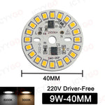 plaque led circulaire 24w blanc 6000k 3000k moderne diodes smd ac220v