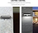 lampe solaire murale noire détecteur mouvement ip65 led moderne absextérieur autonomie
