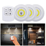 lumière led veilleuse blanc adhésive télécommande moderne batterie intangible leds