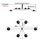 lampe suspension moderne noire salon chambre coucher lumière led facile 90 260V