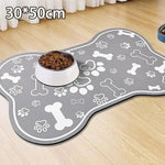 tapis animal motif os blanc texture douce moderne gris clair gris foncé absorbant rapide