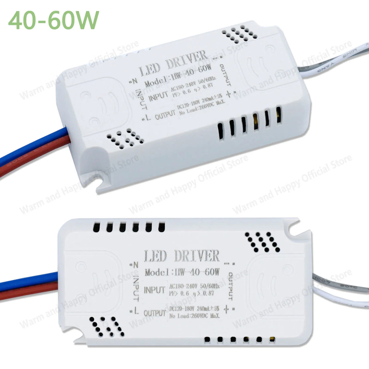 driver led blanc 40 60w constant current adhésif moderne câbles certifié rohs