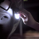 lampe poche led ultra lumineuse zoomable rechargeable alarme survie multifonctionnelle portable
