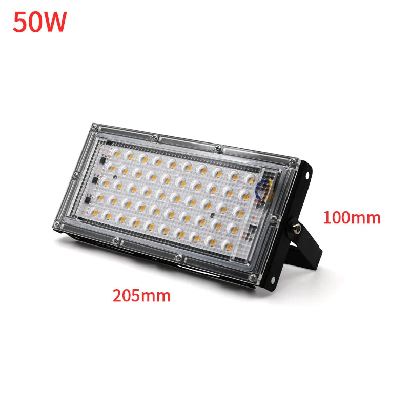 projecteur led 100w 150w 50w ip65 étanche noir moderne câbles couleur fixation mur extérieur