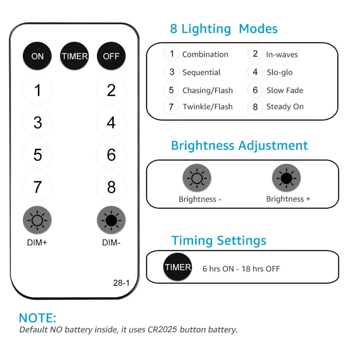 ruban led vert blanc étoiles dorées moderne 100m 800leds télécommande imperméable ip54