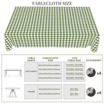 nappe verte carreaux classique imperméable usage extérieur intérieur mariage fête