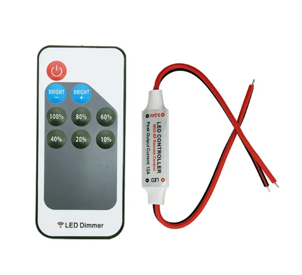 contrôleur wifi ruban led blanc bleu jaune moderne adhésif câbles wifi 12v 24v