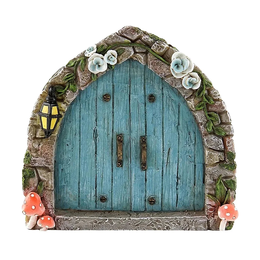 porte miniature fantaisie bois pierre métal adhésif poignées boutons pierres décoratives bleu rose vert