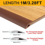 joint seuil pvc marron texture bois naturelle adhésif moderne protection rouge 10mm 40mm 7mm