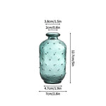 vases transparents modernes artificielles couleurs variées décoration intérieure minimaliste