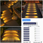 éclairage solaire led moderne bleu autoadhésif ip68 étancheextérieur pas cher autonomie longue