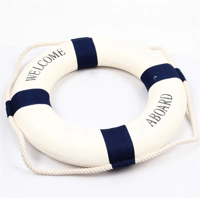 filets pêche bleu blanc decoration murale coquillages mer decoratif clips photography props
