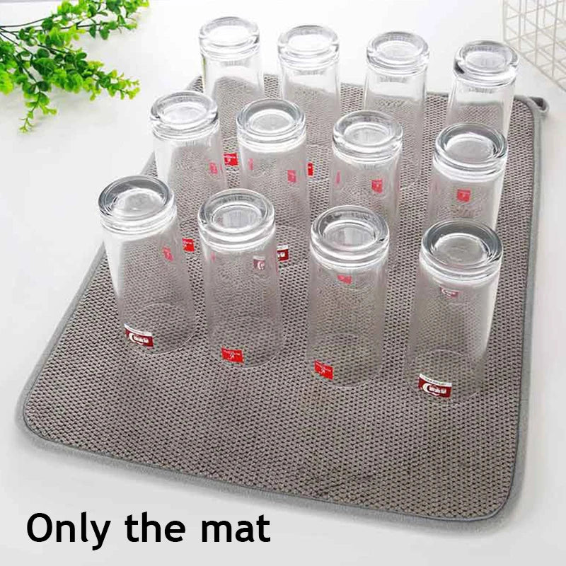 tapis séchage moderne matériau polyester rectangle 30x40cm absorbant antidérapant respectueux environnement