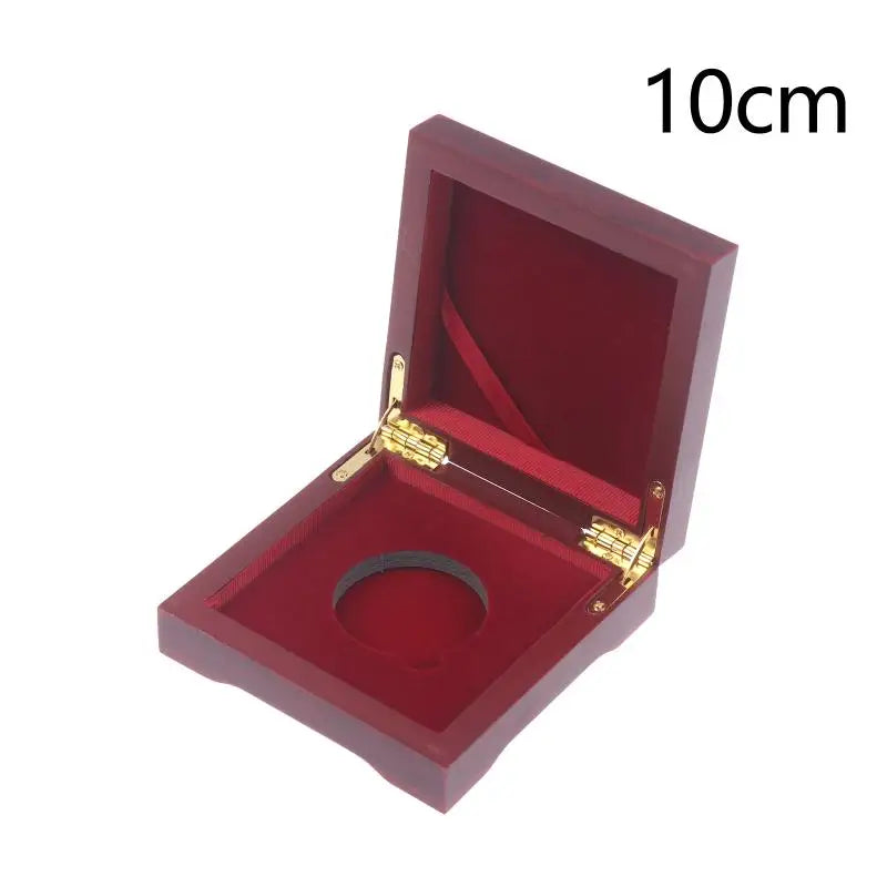 boîte bijoux rouge classique intérieur velours pince fixation sac rangement opacité uni