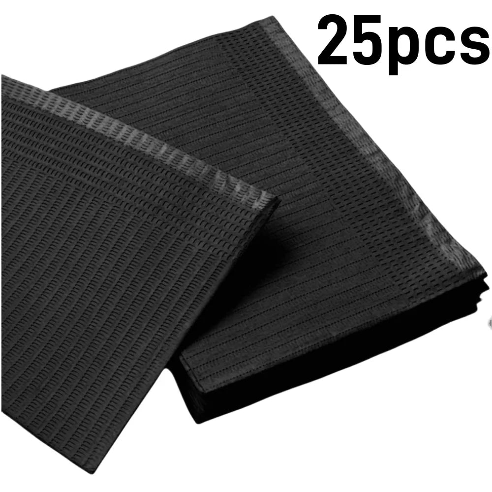 serviettes jetables violet blanc rose rayures horizontales modernes 100 pièces coussin repos main emballage
