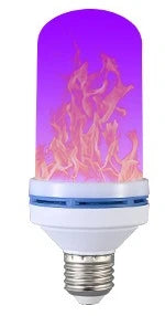 ampoule led e27 flamme artificielle multicolore effet dynamique moderne