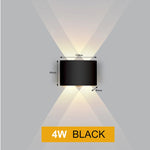 lampe murale moderne led blanc noir fixée mur éclairage quotidien 220v 110v 249 2000lm