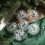 Boules de Noël acrylique bleu saphir profond