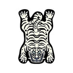 tapis sol enfant tigre orange motif dessin animé chambre salon moderne anti dérapant polyester