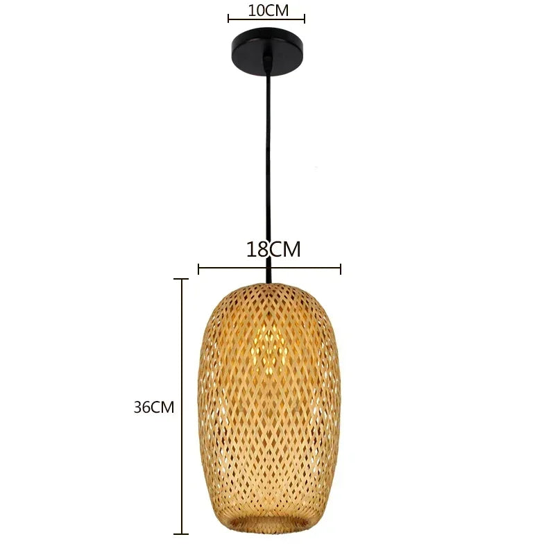 lampe suspendue tissage rotin naturel moderne rustique pince lampe câble électrique opacité led chinois