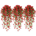 guirlande fleurs artificielles rouge rose jaune violet blanche bleue modernes decoration intérieure mariage pendaison