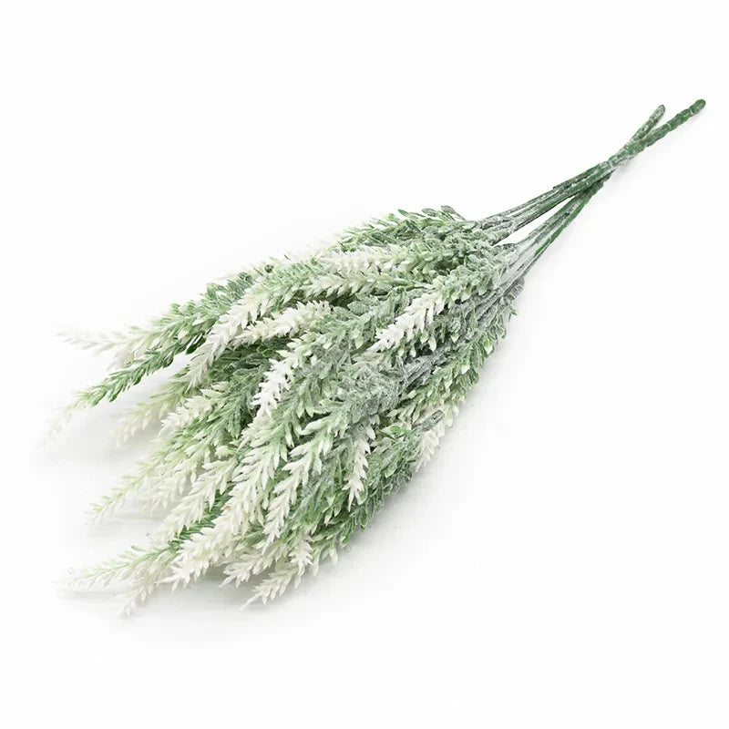 artificielle plante verte blanche moderne décoration intérieure vase minimaliste fleurs feuilles coniques plastique chambre