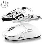 souris jeu cuir antidérapant graphique blanc moderne adhésif feuillets antidérapants cable usb bluetooth