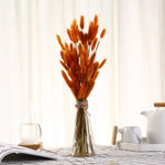 décoration intérieure plumes orange noir bouquets feuilles naturelles rustiques 60 pièces decoration table fêtes