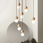 suspension lumineuse moderne pierre blanc beige brillante texture granuleuse 3000k 4000k 6000k