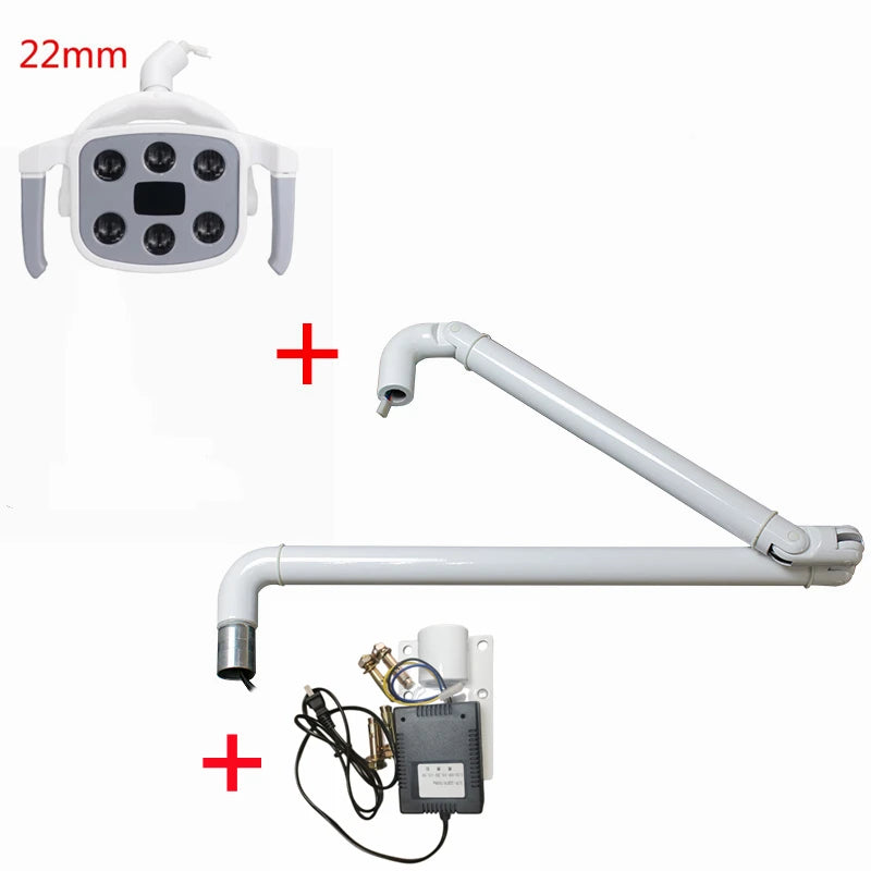 lampe moderne blanc fixée tringle corps base métal
