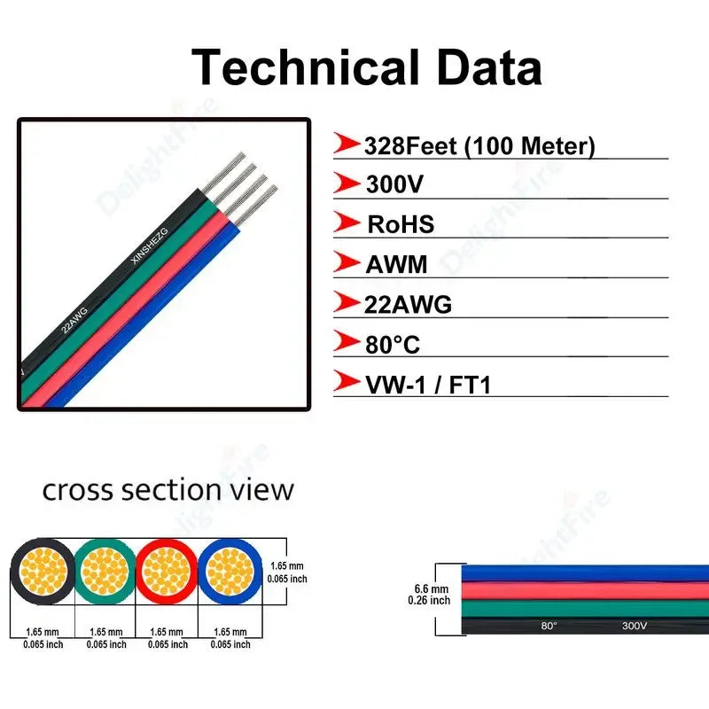 connecteurs câble led broches pièces extension 5m transparent noir 12v 24v smd rgb