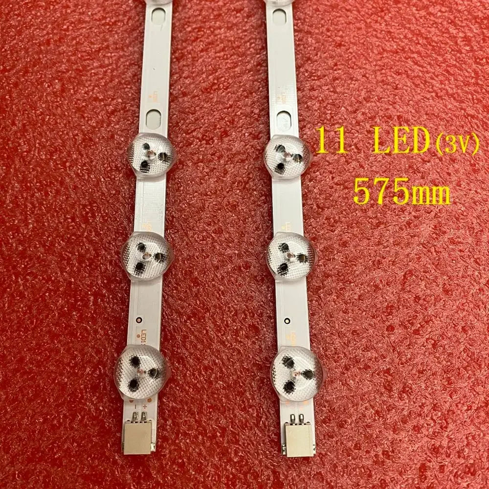 bande led blanc moderne 575mm 11 leds translucides rondes certification rohs lvd(gs)