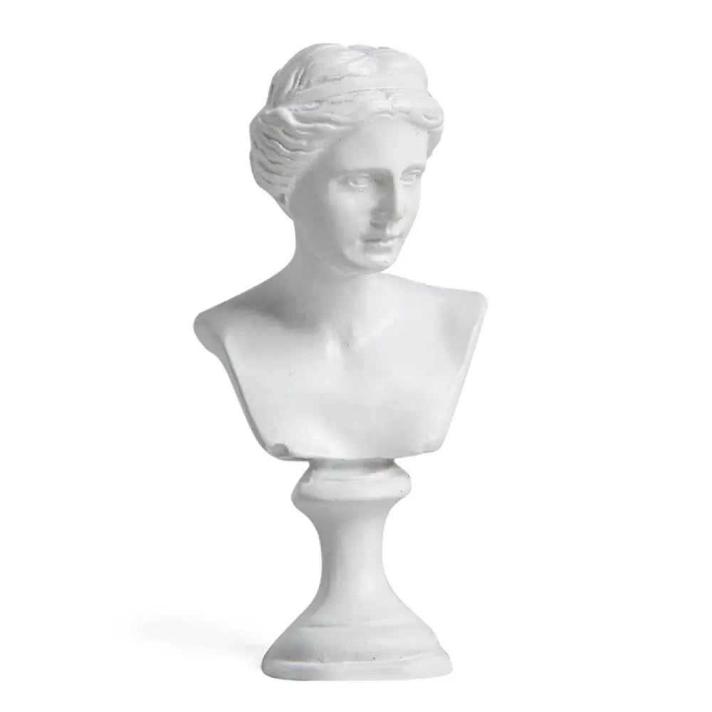 buste sculpté résine blanc classique agrippa aphrodite ares arias brutus david hermes moliere stgeorge