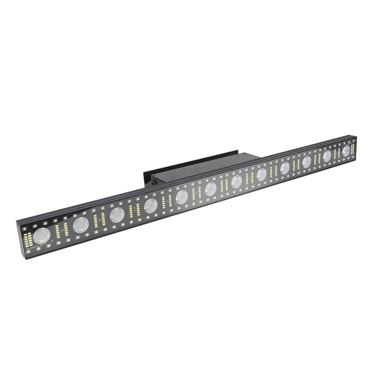 lampe murale led noire moderne 12x3w rgb 84 puces 60249 flux lumineux clips